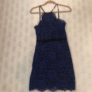 Nbd blue lace dress. Worn once!